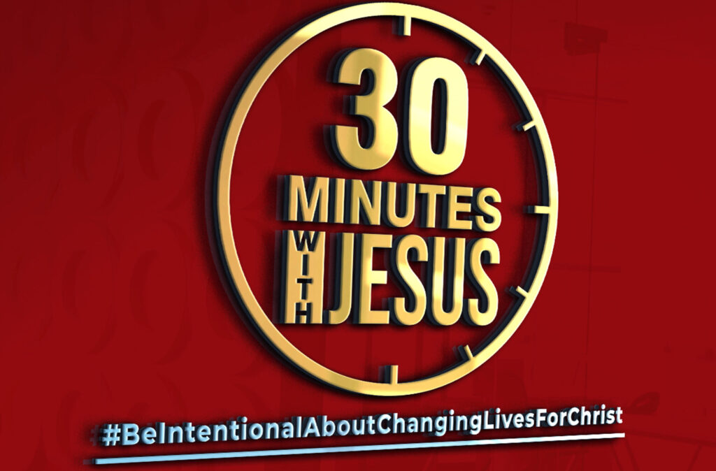 30 minutes with jesus logo